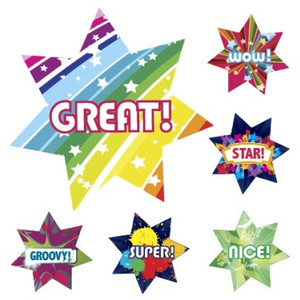 AVERY MERIT STICKERS Dazzling Stars Pack of 102