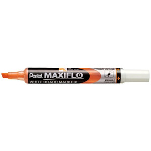 ORNGE WHITEBOARD MARKER CHISEL MAXIFLOW BX12 PEN-MWL6F