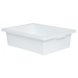 ELIZABETH RICHARDS ER PLASTIC TOTE TRAY - WHITE