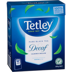 Tetley Decaffeinated Tea Bags 100 Pack