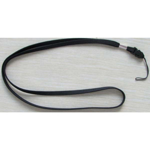 BLACK 40CM LANYARD