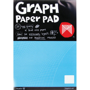 MICADOR GRAPH PAD A4 1MM 25 SHEETS