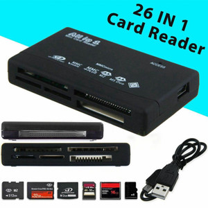USB 2.0 ALL IN ONE MULTI MEMORY CARD READER CF SD SDHC MS TF M2 XD MMC