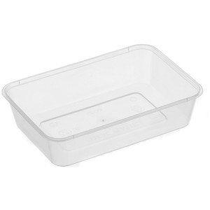 500ml PLASTIC CONTAINERS RECT CARTON 500