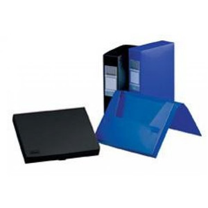 BEAUTONE BOX FILE BUTTON CLOSURE 80MM MATTE BLUE