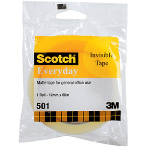 SCOTCH INVISIBLE TAPE 12mmX66m 501