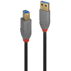 Lindy 3m USB-A 3.0 to USB-B Cable - Anthra Line