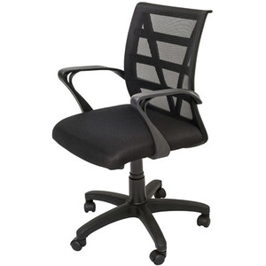 FURNX VIENNA OPERATOR CHAIR MESH BLACK WITH ARMS