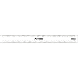 Plastic Ruler 30cm / 300mm Clear