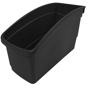 Plastic Book Tub - Black