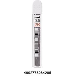 Uniball L-SS Smudge Resistant Lead Refill 0.5mm 2B Pack of 12 Tubes