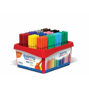 GIOTTO TURBO COLOR SCHOOLPACK 144 PCS