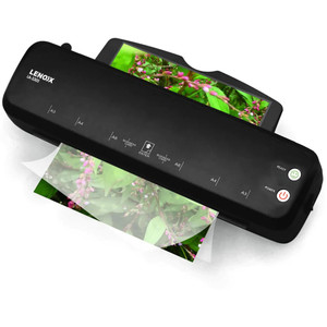 Lenoxx LA-3305 Hot Paper Laminator A3 / A4 / A5 / A6 Laminating Thickness 80-100 Microns 350W Black