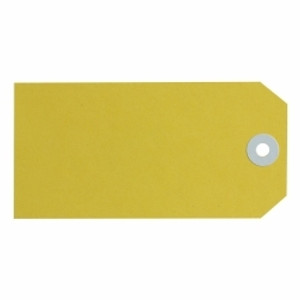 AVERY SHIPPING TAGS SIZE 8 160X80MM YELLOW BOX