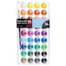 WATERCOLOUR PALETTE STYLIST, DISC 36 MICADOR