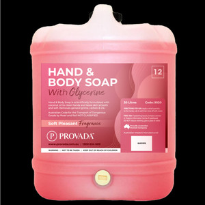 Provada Pink Hand & Body Soap with Glycerine 20L