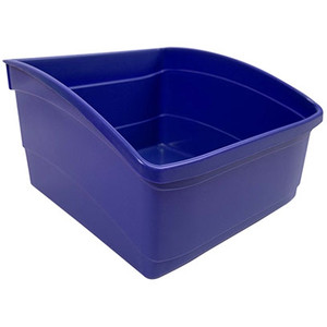 Plastic Large Book Tub - Blue