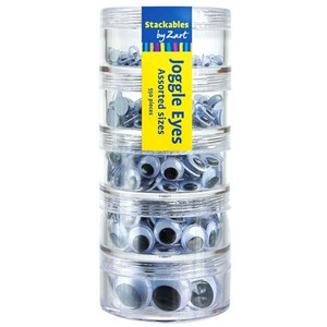 Joggle Eyes 550’s Stackable Assorted Sizes