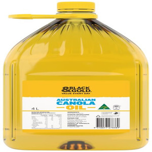 BLACK & GOLD AUSTRALIAN CANOLA OIL 4L