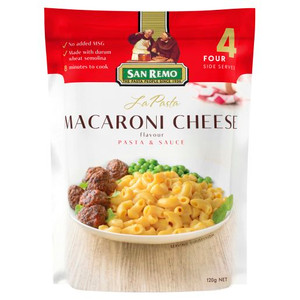 LA PASTA MACARONI CHEESE 4 SERVE 120GM
