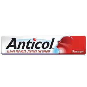 ALLENS ANTICOL MEDICATED THROAT LOZENGES 40GM (Carton of 36)