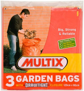MULTIX GARDEN BAGS DRAWTIGHT 12CM X 8CM 3S