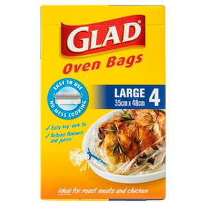 GLAD OVEN BAGS LARGE 4S