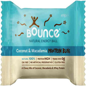 BOUNCE COCONUT AND MACADAMIA BALLS 42GM