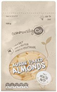 COMMUNITY CO FLAKED ALMOND 120GM