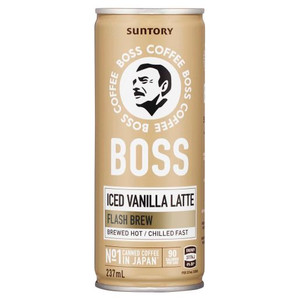 BOSS COFFEE VANILLA LATTE ICED COFFEE 237ML