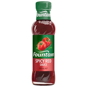 FOUNTAIN SAUCE TOMATO SPICY RED 250ML