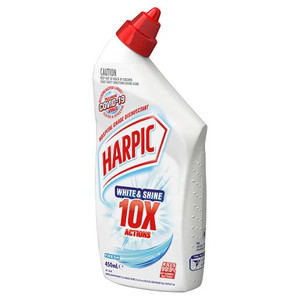 HARPIC WHITE AND SHINE LIQUID TOILET CLEANER ORIGINAL FRESH 450ML