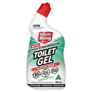 WHITE KING EUCALYPTUS TOILET GEL WITH STAIN REMOVER 700ML
