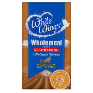 WHITE WINGS WHOLEMEAL SELF RAISING FLOUR 1KG