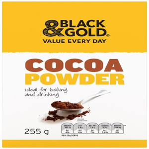BLACK & GOLD COCOA POWDER 255GM