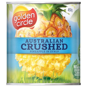 GOLDEN CIRCLE CRUSHED PINEAPPLE 450GM