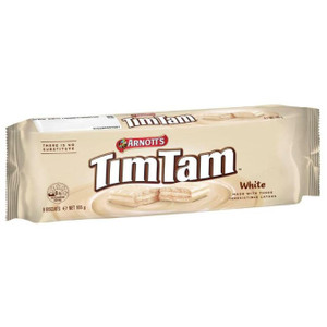 ARNOTTS BISCUITS CHOCOLATE TIM TAM WHITE 165GM