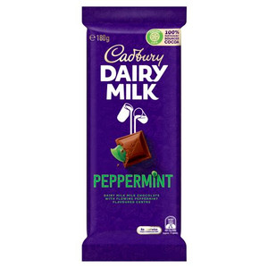 CADBURY DAIRY MILK PEPPERMINT CHOCOLATE 180GM