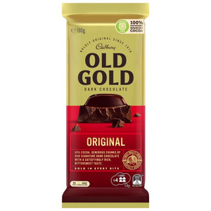 CADBURY OLD GOLD DARK CHOCOLATE 180GM