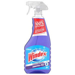 WINDEX CRYSTAL RAIN GLASS CLEANER TRIGGER 500ML