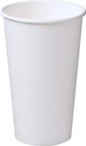 CAST AWAY SINGLE WALL WHITE PAPER CUP 460ML (CA-SW16-WHT) 25S
