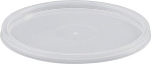CAST AWAY MICROREADY ROUND FLAT TAKEAWAY CONTAINER LIDS (CA-MRLID) 50S