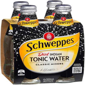 SCHWEPPES DIET TONIC 4 PACK 4X300ML