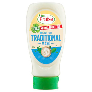 PRAISE 99% FAT FREE MAYONNAISE SQUEEZE 555GM