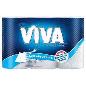 VIVA PAPER TOWEL PRINT 60 SHEETS 3PK