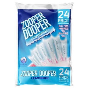 ZOOPER DOOPER LEMONADE WATER ICE 24X70ML