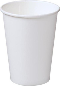 CAST AWAY SINGLE WALL WHITE PAPER CUP 355ML (CA-SW12-WHT) 50S