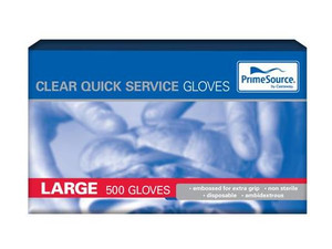 MPM LARGE CLEAR GLOVES (PS-QSG-LGE) 500S