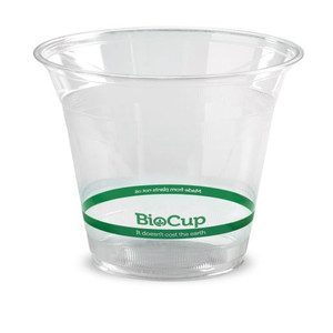BIOPAK BIOCUP CLEAR PLASTIC CUP 360ML 50S