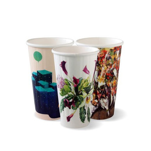 BIOPAK PAPER CUP DOUBLE WALL ART 8OZ 50S